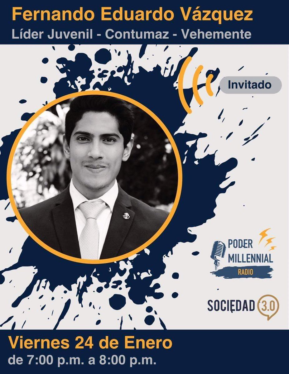 FernandoFerman_'s tweet photo. Los conmino a seguir mi participación en #PoderMillennial https://t.co/MLN1tPHkUc