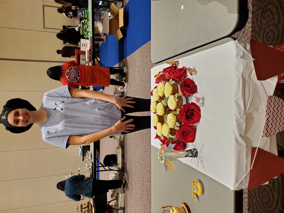 mrsekenjura's tweet photo. Today we participated in the District Cupcake Battle. Although we did not place, I am so proud of these two ladies for being so dedicated and working hard. #bridgelandbest #cupcakebattle https://t.co/v3uFatvZPg