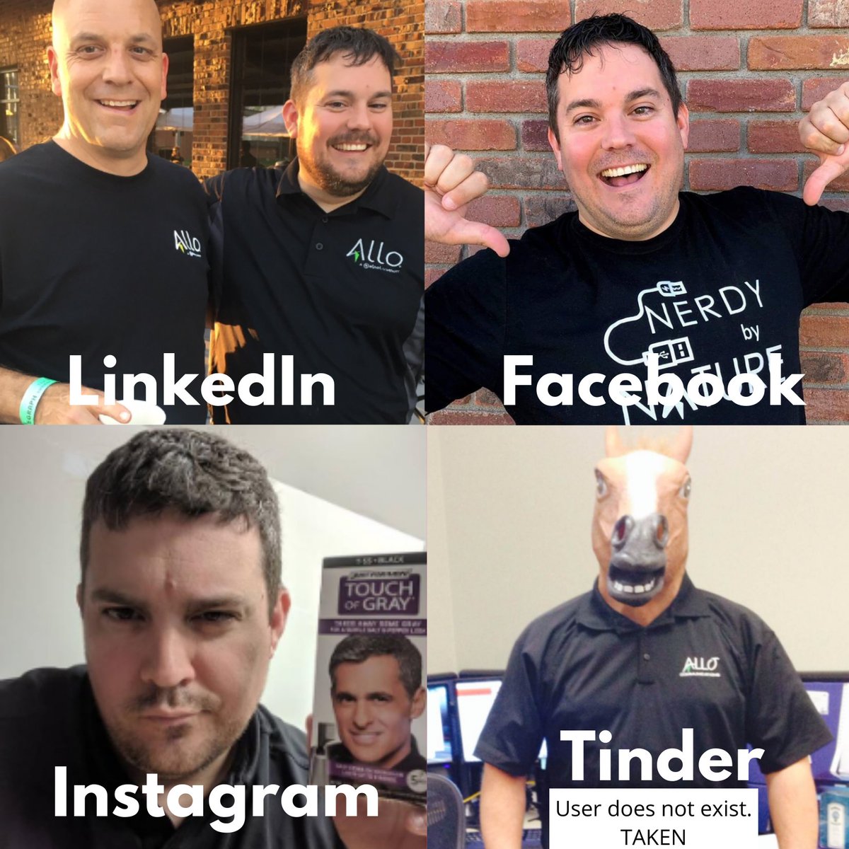 AlloFiber's tweet photo. @ALLO_Brad @Networkjedi We gave it our best shot, @ALLO_Brad and @Networkjedi. 🤣 #FiberFam #dollypartonchallenge https://t.co/OBCnr0mj6f