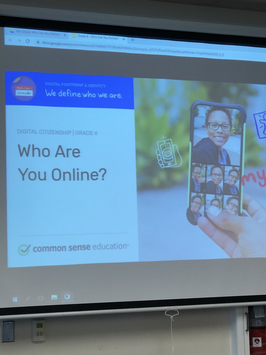 MorganALambert's tweet photo. We learn so much in the library here at Walker Elementary. Today the 6th graders learned how to appropriately represent themselves online! Thank you Mrs. Valdez for teaching us about online safety! Who are you online?? #thisiswalker @CISDWalker @kasie1108 https://t.co/P2amPmSaJZ