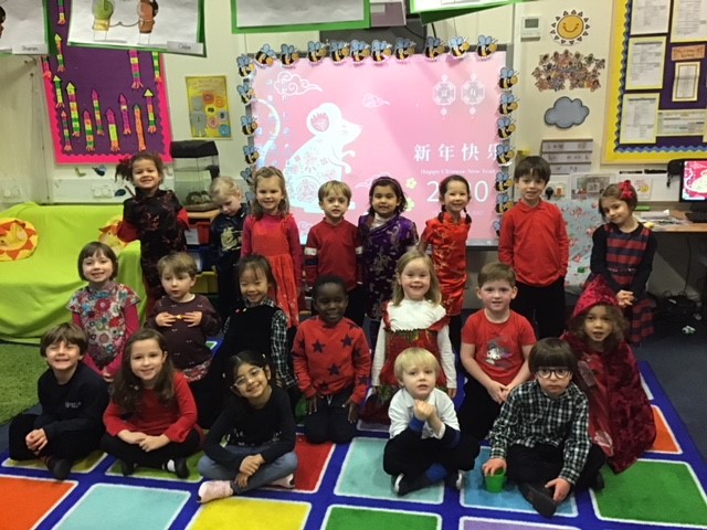 NewtonPrepSch's tweet photo. Kung hei fat choi from the Lower School, most of whom dressed in red and/or Chinese New Year finery today! Arts and crafts, noodles and spring rolls for lunch and even some Chinese literacy & numeracy tasks: time was not dragon for anyone today! #newtonprep #newtonlowerschool https://t.co/efOmtQhk8O
