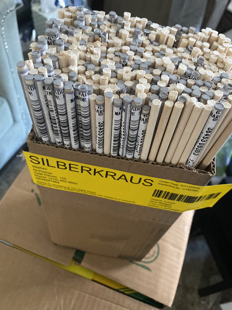 Silberkraus's tweet photo. Dropping off 450 hand cut wand cores for the #HarryPotter day at #BartlettElementary in @cityofhenderson. Looking forward to seeing what these great kids make out of them. https://t.co/7DW8rUMXgt