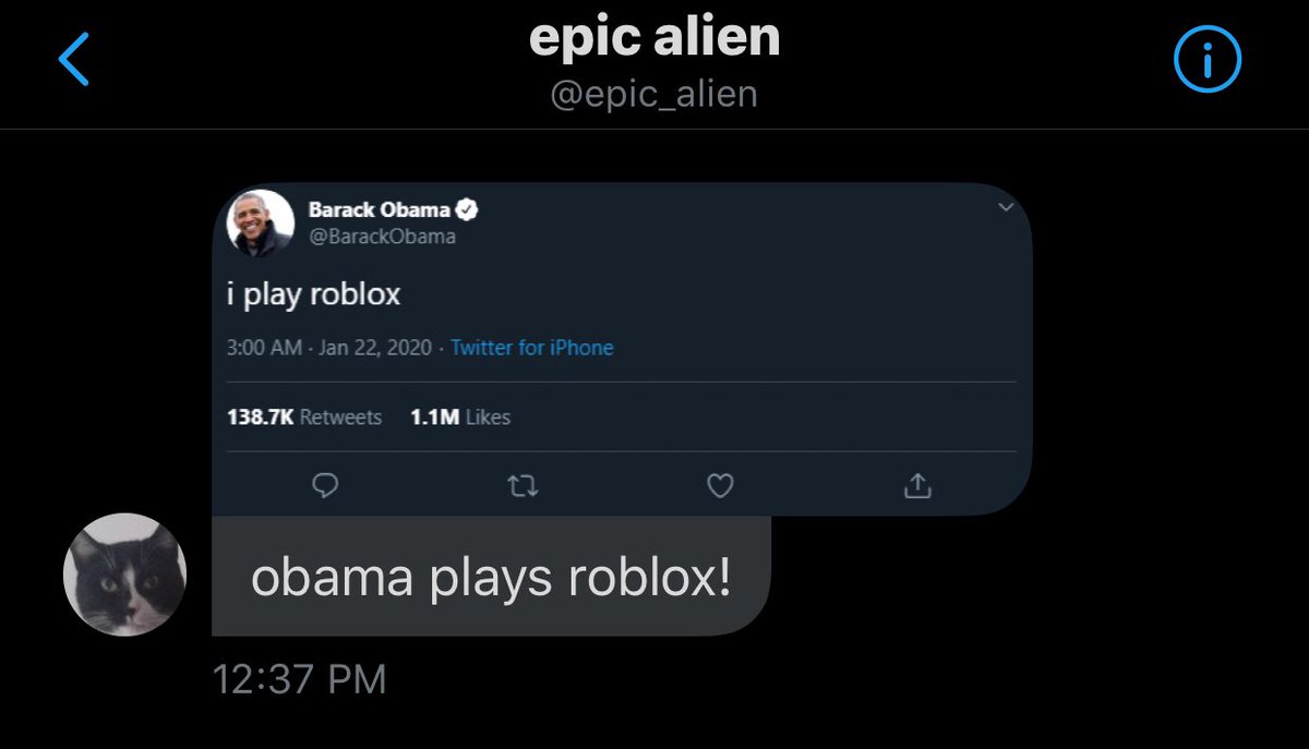 News Roblox On Twitter Breaking Obama Plays Roblox - barack obama roblox