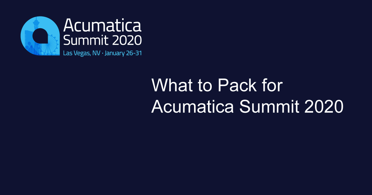 RocktonSoftware's tweet photo. Thank you @constanceturman for these packing tips! #RocktonSoftware is getting ready to head Vegas for #AcumaticaSummit. How about you? https://t.co/W9cRplF0QK https://t.co/NZVfN92YeT