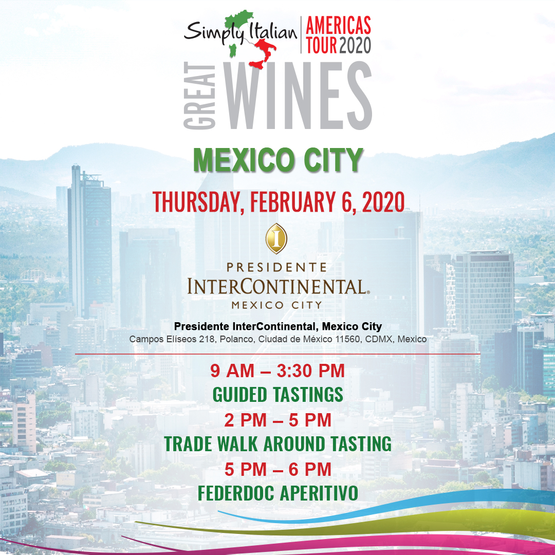 IEEMWINE's tweet photo. 🍷🥂Will you be joining us in 𝐌𝐞𝐱𝐢𝐜𝐨 𝐂𝐢𝐭𝐲 in 2 weeks for our Simply Italian Great Wines Americas Tour?
📩 info@ieemusa.com
#MexicoCity #SimplyItalian #TradeTasting https://t.co/TpnyRcG9ol