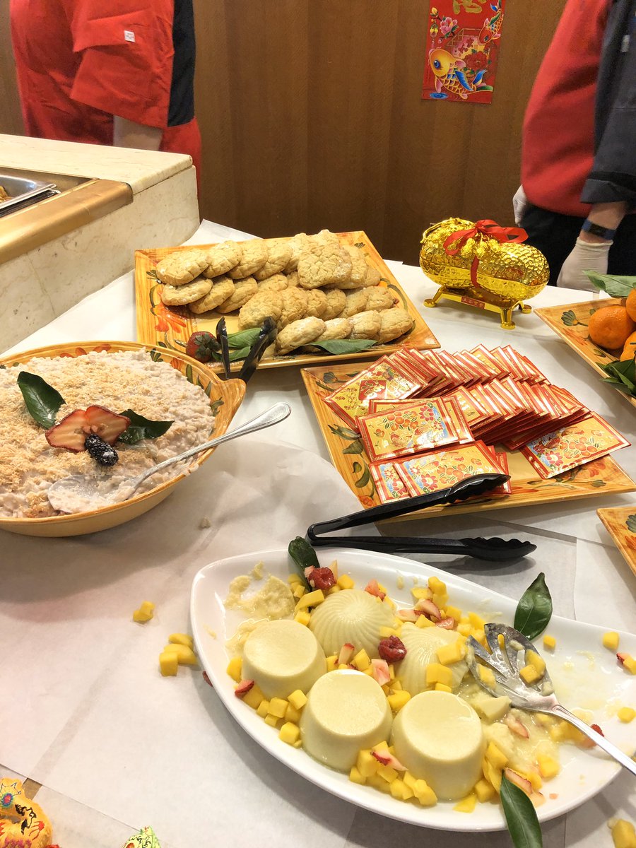 GSISocial's tweet image. Celebrating Chinese New Year today at the Corporate Office! Thank you to our wonderful chefs for working so hard to put this together (and wearing red for good luck!) A great start to the year of the Rat!