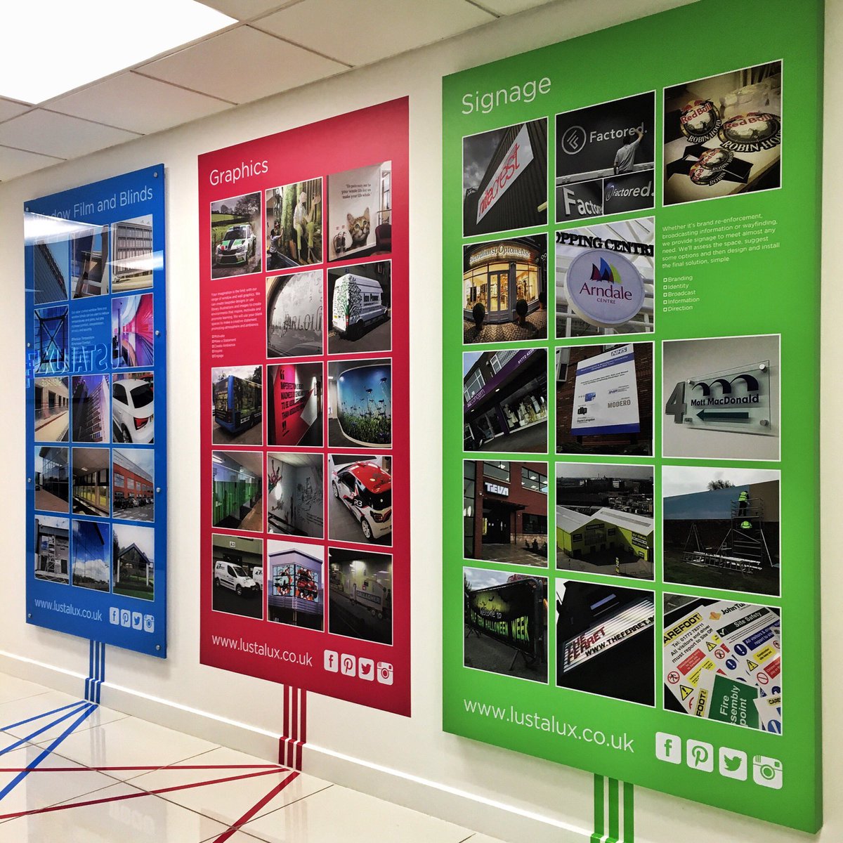 DigitalplusERDF's tweet photo. We really needed the pop of #colour that greeted us @lustalux_ltd in #Preston today. Thanks for brightening our day 🌈

#windowfilm #windowgraphics #signage #graphics #Lancashire #lancashirebusiness #wrapping #interiorwrapping #architecturalsurfacefilm #branding #signs #window https://t.co/4k89iRMHTn