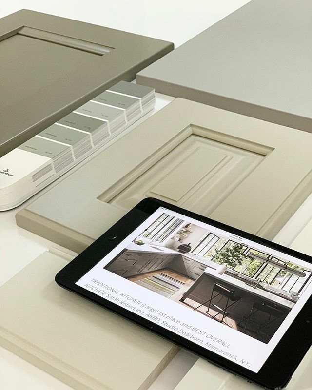 BeckAllenSTL's tweet photo. While bright whites and cool greys have their place, we’re warming up to shades of taupe, sand and mushroom. Check out our latest color crush in today’s Story—custom colored cabinets in a warm grey earned the top spot 🏆 in this year’s NKBA design com… https://t.co/pH9sqS3bWd https://t.co/Rk08JFXxF3