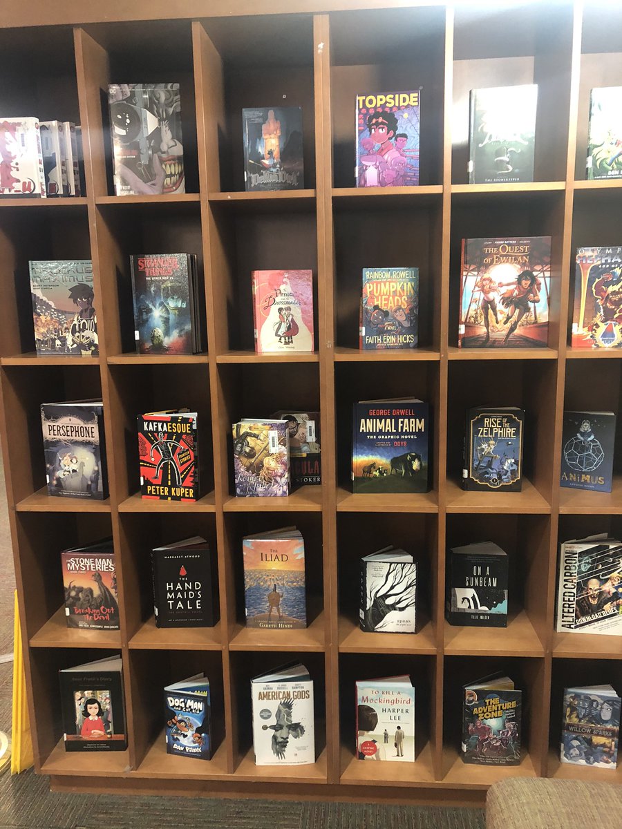 LucyeLibrarian's tweet photo. We have some amazing new books in the Wando Media Center!! Come check them out!! 📚 @WandoHS_Media @wandohigh https://t.co/h8c8y1Ar0r
