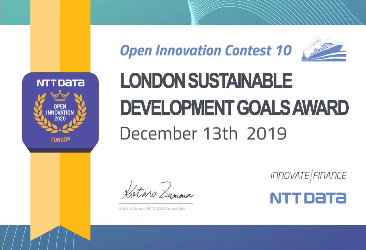 TellSpec's tweet photo. «We want to change the world and make it much more #sustainable». In @IsabelHoffmann_'s words, the reason why #Tellspec was granted the Sustainable #Development Goals Award at the @NTT_DATA_UK's Open #Innovation Contest. 💪
#FoodTech #AI #DataAnalytics https://t.co/CFilCHNK7J