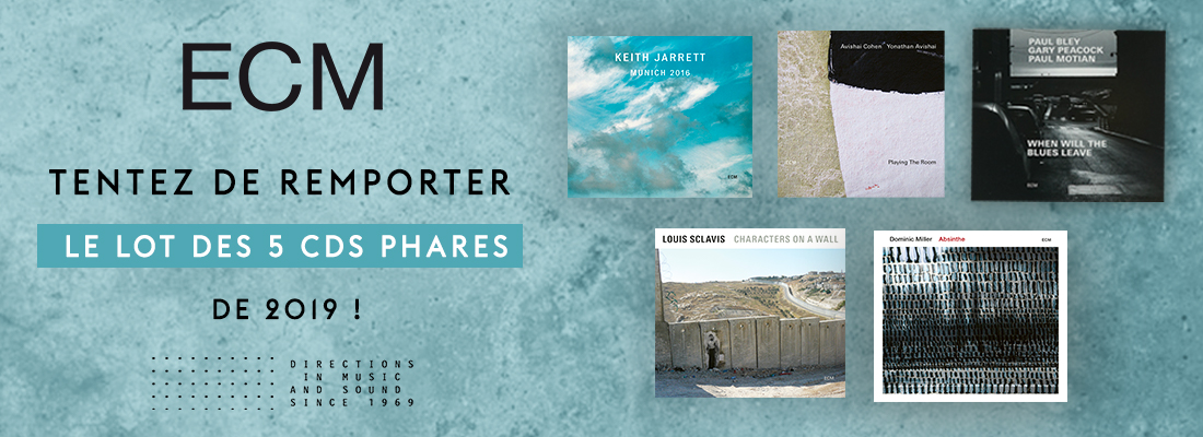 ✨ Pour continuer les célébrations du 50e anniversaire d’<a href="/ECMRecords/">ECM Records</a>, nous vous proposons de gagner 5 CDs qui ont marqué l’année 2019 ! ✨

JOUER ➡️ bit.ly/2RVz3Pd