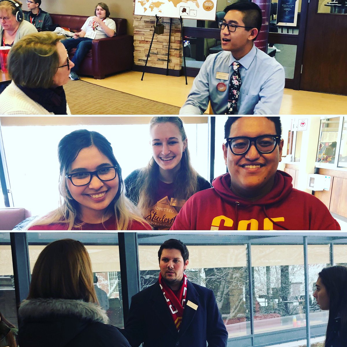 CoeCollege's tweet photo. What can you do during your visit to Coe?
โ๏ธ Tour campus
โ๏ธ Attend a class
โ๏ธ Meet with faculty
โ๏ธ Have lunch with current Kohawks
...and much more!
#LiveLikeAKohawk https://t.co/Lwwt8dlODR
