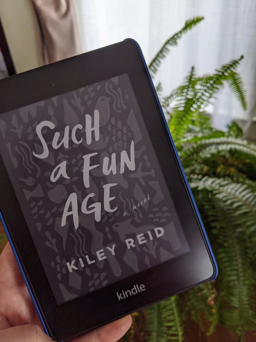Cover of Such a Fun Age on my Kindle