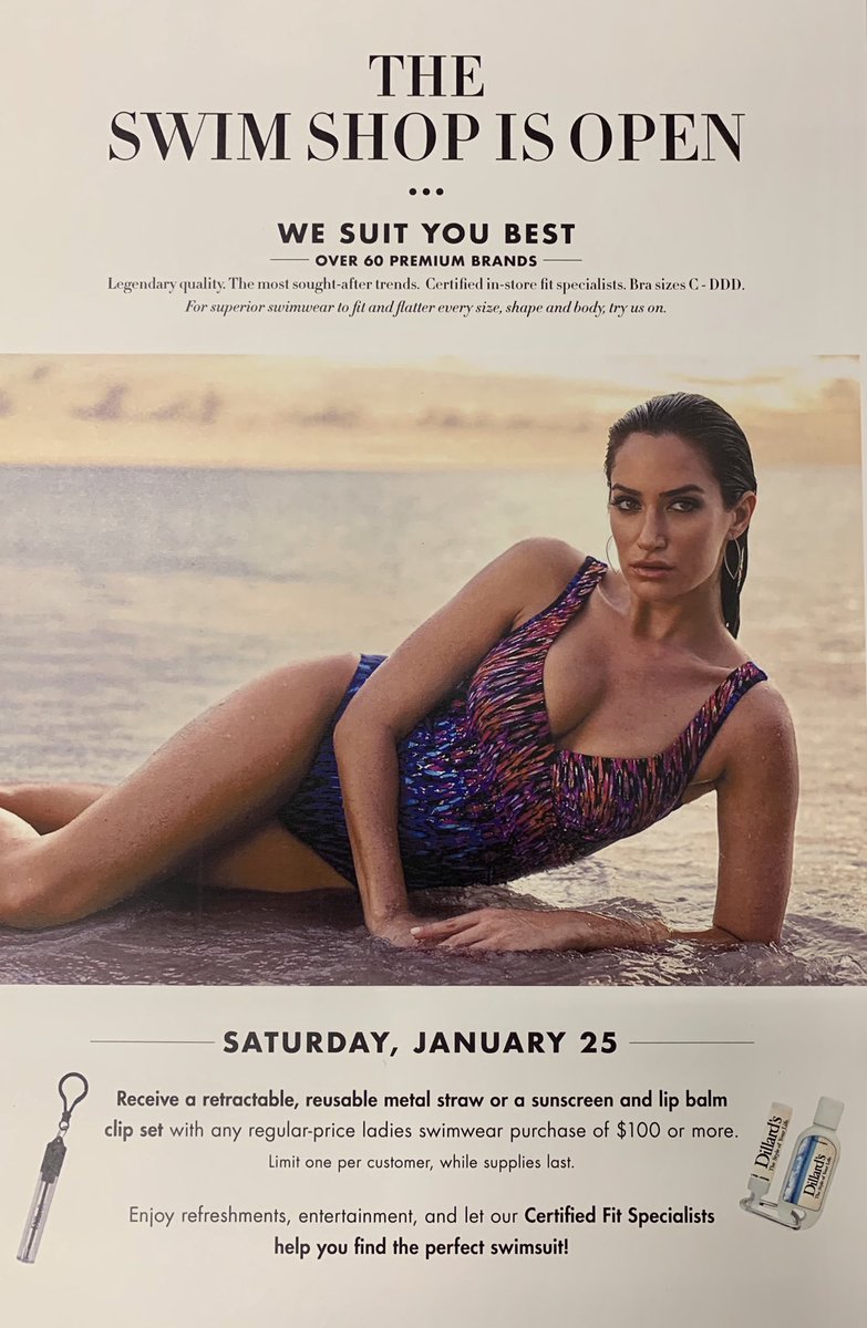 JenKyle2's tweet image. Resort Swim Day @ Dillard’s Daytona 1/25/2020