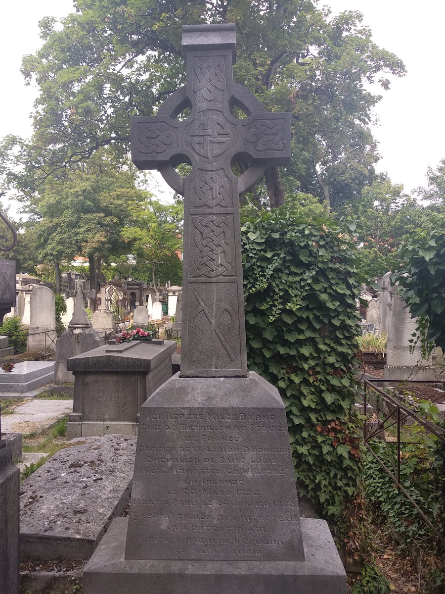 @irelandbattles His grave, Montmartre cemetery, Paris #UnitedIrish