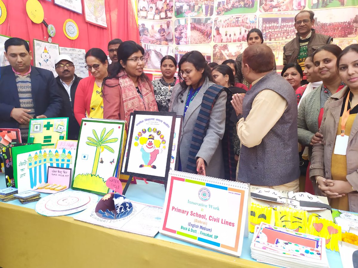 यूपी दिवस एवं राष्ट्रीय बालिका दिवस के अवसर पर विकास भवन फिरोजाबाद में बेसिक शिक्षा विभाग की तरफ से लगाई गई प्रदर्शनी
<a href="/nehajainias/">Neha Jain IAS</a> <a href="/firozabaddm/">DM Firozabad</a> <a href="/SarvendraEdu/">Sarvendra Vikram</a> <a href="/secretaryeduup/">Secretary Basic Education, U.P.</a> <a href="/BasicShikshaUP/">Basic Education UP</a> <a href="/vijaykirananan1/">vijay kiran anand</a>