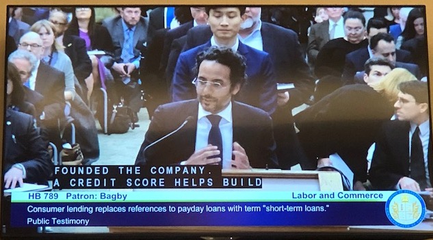 aura_fair_loans's tweet photo. Yesterday, Aura CEO James Gutierrez testified in support of legislation that would allow lower-cost alternatives to compete against payday loans in Virginia. Aura is working closely with the @pew_trusts, @VPLC, @AARP, &amp; the state Attorney General to protect Virginia's consumers. https://t.co/jvTPzvICtg