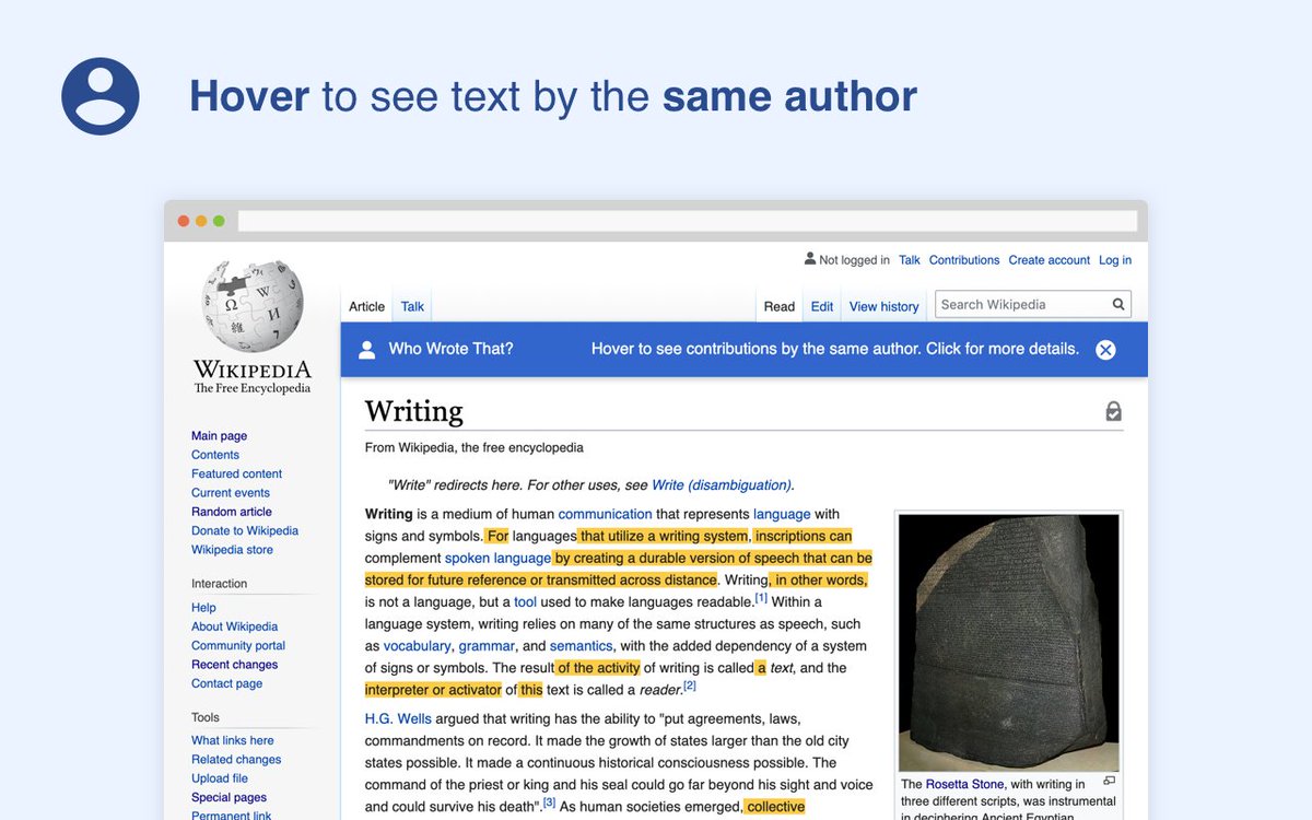 MediaWiki on Twitter: "The Who Wrote That? (WWT) browser extension