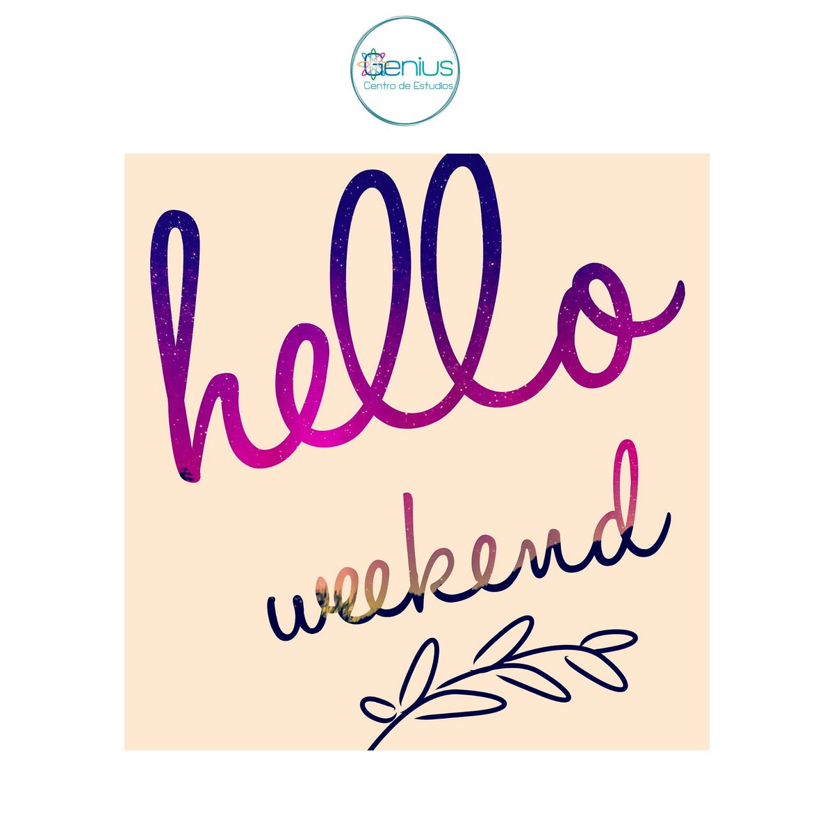 GeniusAcademia's tweet photo. Buen fin de semana a todos #centro #de #estudios #Genius #escuela #academia #todo #tipo #de #clases #linguaskill  #Jaén #inglés #refuerzo #primaria #eso #bachiller # selectividad #pruebas #acceso #arte #manualidades #enero #viernes https://t.co/ndFiHkIvIY