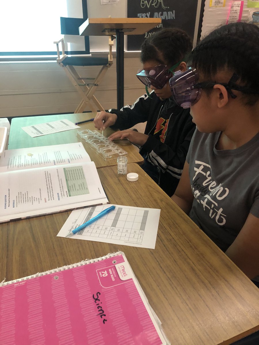 MissBraunWMS's tweet photo. Students are engaging in hands on science experiments to better understand the solubility of solids within 3 different liquids! We worked with denatured ethanol, mineral oil and water!๐ง#sciencerules #wmswizards๐ฎ #inspiRE4 #labaids https://t.co/wFydAXex7F