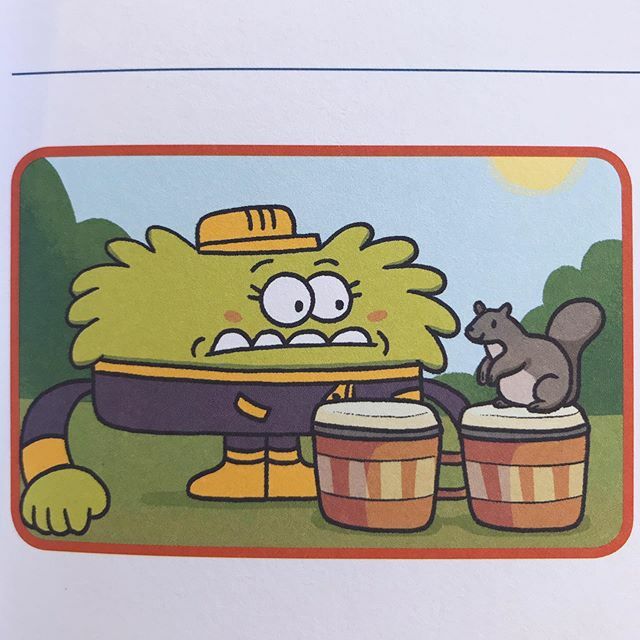 tarynosaurus's tweet photo. Amelia can’t play her bongos! Possibly my favorite little moment in TinkerActive 1st Grade English #tinkeractive #kidsbooks #kidlitart #kidlit #tinkeractiveworkbooks #odddot #squirrel #illustration https://t.co/okj7yTaQrW