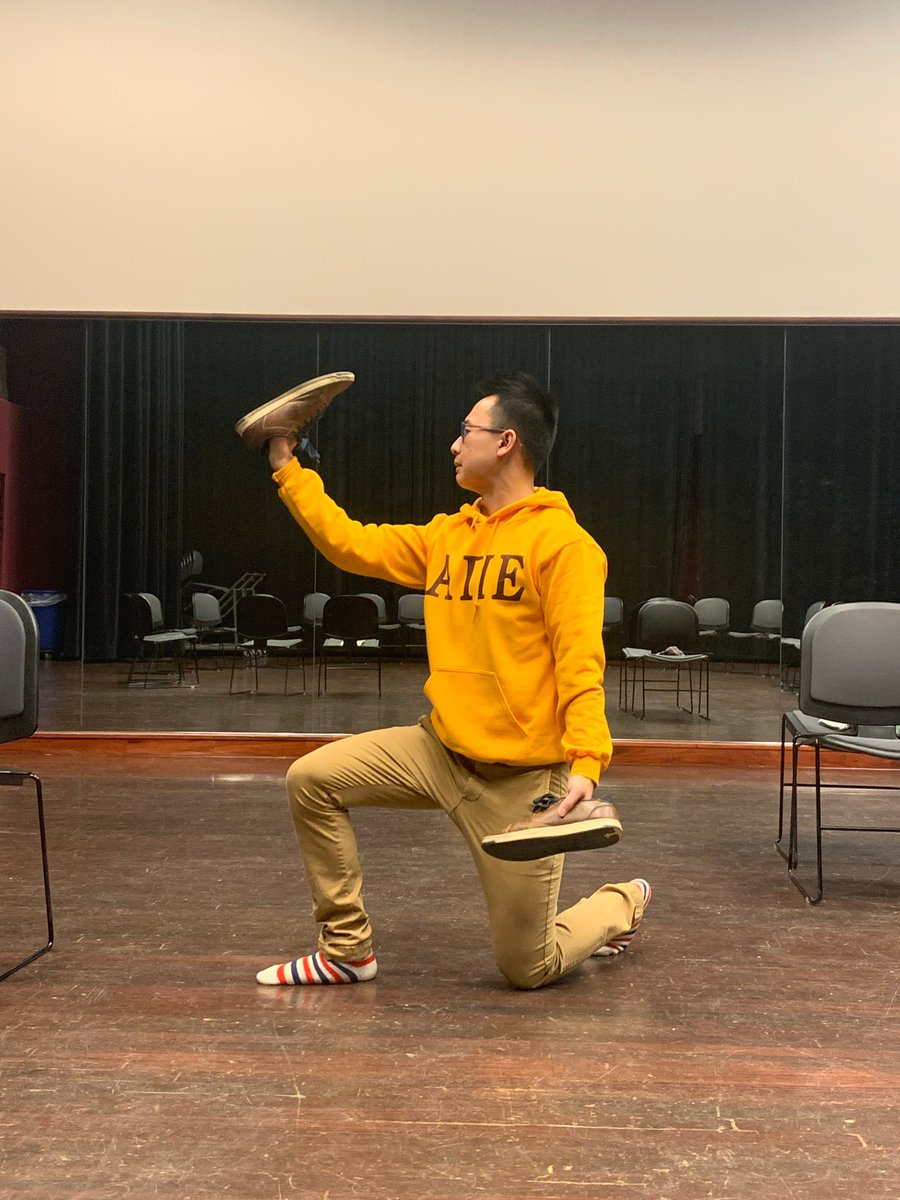 DoaneTheatre's tweet photo. Senior Jimmy Nguyen and his partner, Abby Webber, made it to the Irene Ryan Finals! They get to show their work tonight to the entire region. Break a leg, Jimmy and Abby! 🎭

#kcactf5 https://t.co/I6NeQwKE6p
