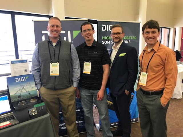 digidotcom's tweet photo. Did you miss us at #AgFuse? Never fear. We have many more events coming: https://t.co/Ko83Do9rcg. Reach Digi anytime from our Contact Us page to talk about #agriculture, #farming or industrial IoT projects. #IIoT https://t.co/MhLUFjT0kh