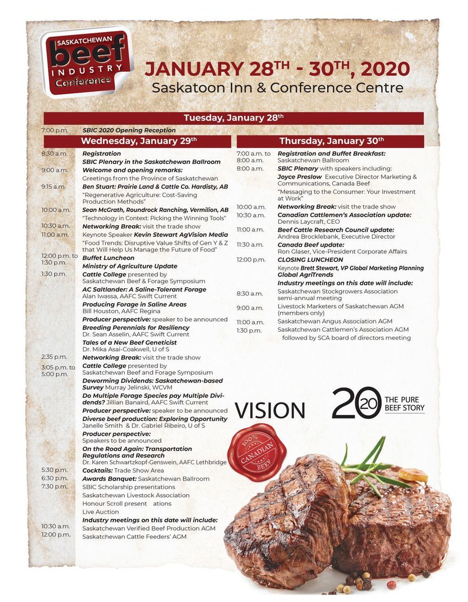 Did you know that next Thursday (Jan 30), the SCA AGM will take place at the Saskatoon Inn. SCA wants to hear from young producers. Tell us what you feel are the challenges &amp; opportunities in front of you and what needs to be done to address them! Bring your voices!