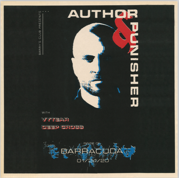barracudaaustin's tweet photo. T O N I G H T
↝ #BarrysClub Presents:
↝ @authorpunisher w/ @vytear1 #DeepCross
↝ Friday, January 24th at #BarracudaAustin
🔗 https://t.co/YhNRVORcu6 https://t.co/Er4dKgFiXO