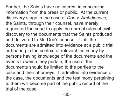 Amie_Just's tweet photo. The Saints have released a statement in response to this morning's article from the AP: https://t.co/vgktofv6L8