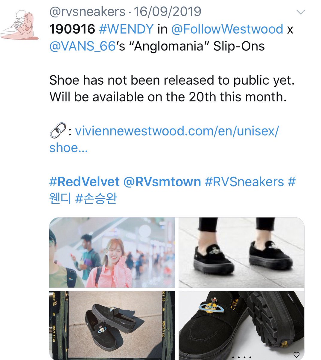 Wendyis_olaf's tweet photo. Both Wendy and Irene wearing vans that day while the rest were wearing boots and converse I love a matching couple βΊοΈπ
#wenrene #irene #wendy #PSYCHO #RedVelvet #PsychoWithRedVelvet #GetWellSoonWendy https://t.co/7NbnlegHgp