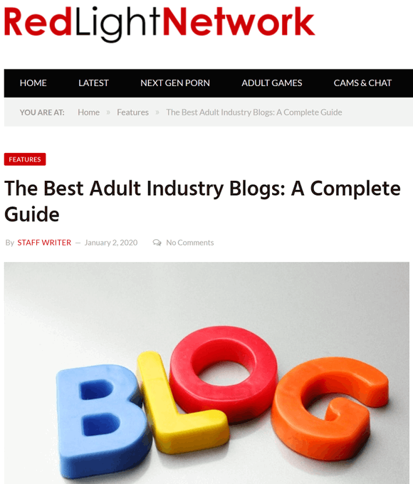 Our Blog has been listed by "Red Light Network" as one of the best cam industry blogs. Here is the article:<a href="/tag/webcamjobs"class="tags"><span>#webcamjobs</span></a><a href="/tag/webcammodels"class="tags"><span>#webcammodels</span></a><a href="/tag/cammodeling"class="tags"><span>#cammodeling</span></a><a href="/tag/webca"class="tags"><span>#webca</span></a>