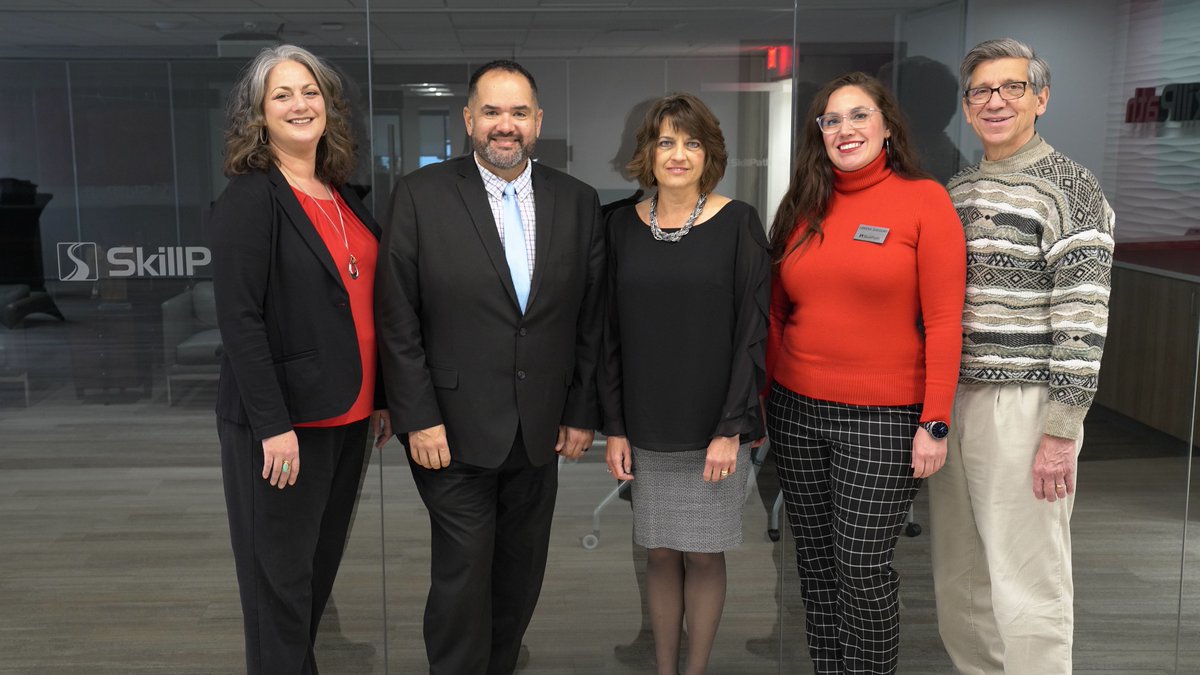 SkillPath's tweet photo. In this week's New Trainer Onboarding, we set Carl Rabun, PhD, Kim Nash and Megan Armstrong up for success before they hit the road!

Please join us in welcoming Carl, Kim and Megan to the SkillPath family!

__

#ourskillpath #learning #development #trainingprogram #welcome https://t.co/RfqpVCRLxL