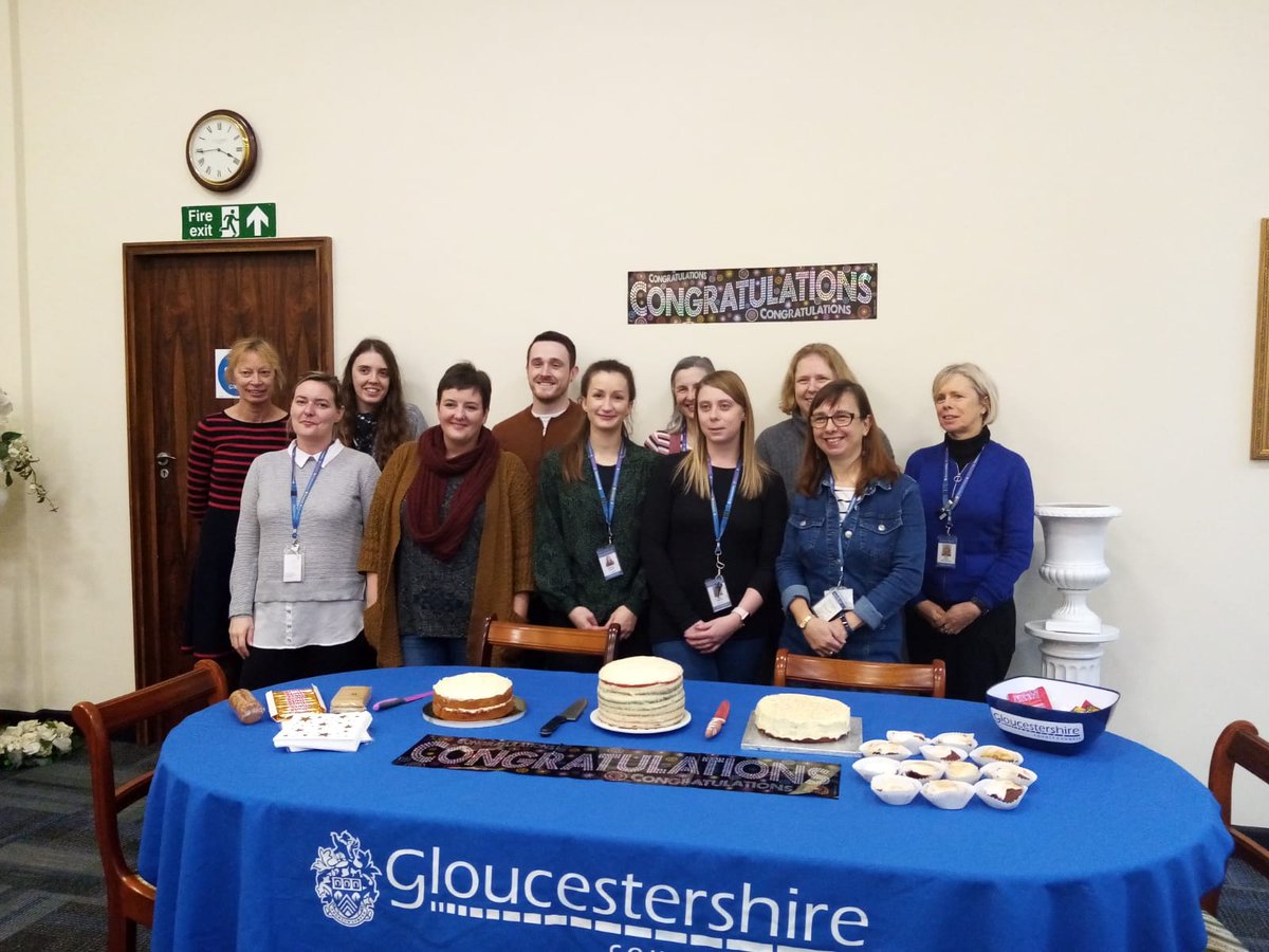 MockfordRachel's tweet photo. Another great Friday ๐
Celebrating our latest cohort of NQSWs completing their ASYE and thanking their assessors for all their hard work! ๐๐
So proud of the commitment to the wellbeing of people and their development of SWs and excited to see their futures! #makethedifference https://t.co/UsyJAgSTc4