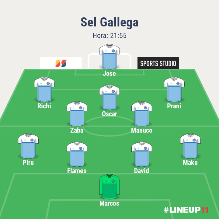 ✨ESTE ES EL ONCE PARA ESTA NOCHE✨

#GaliciaCalidade #Imos 💪💪

01 - <a href="/MarcosAR_01/">Marcos</a> 
04 - @Miguel4silva 
77 - @MgK_Flames
22 - <a href="/Gallego98David/">David gallego 🍍</a> 
03 - <a href="/ArrayUndefined/">[undefined]</a> 
06 - @zaba_6 
05 - @manuco1602 
28 - @richiivan
21 - <a href="/Drax_crazy/">Oscar Jiménez</a>
23 - <a href="/prani100/">prani10</a> 
11 - @_josegarciia09_