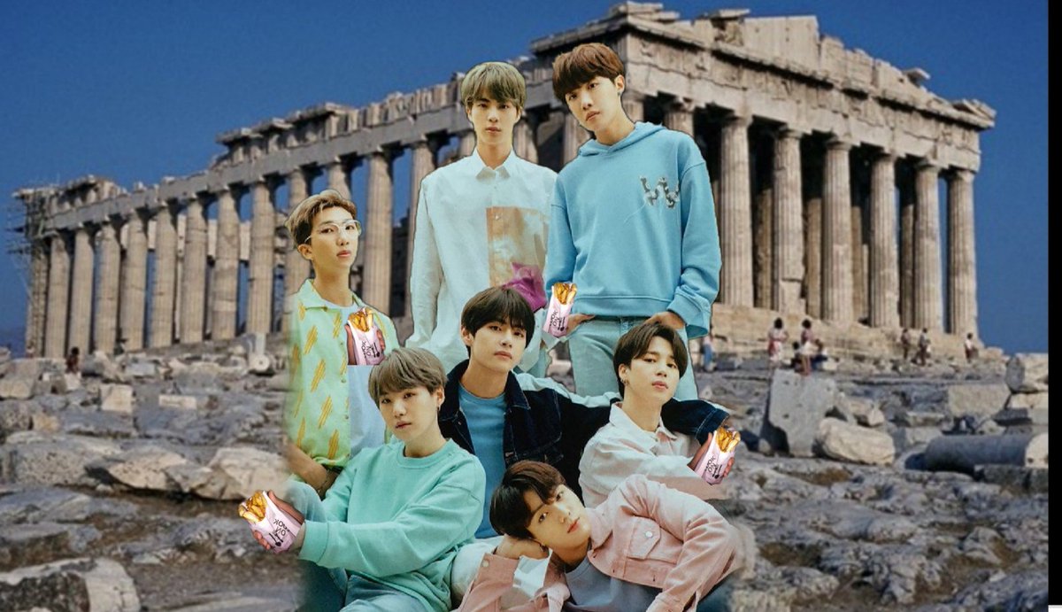 #BTSTourInGREECE
COME TO GREECE AND I'LL BUY YOU GYROS 🇬🇷🇬🇷🇬🇷🇬🇷🇬🇷
#BTSTOUR2020 
@BTS_twt