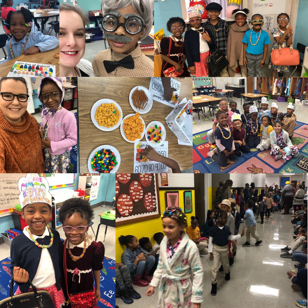 WoodmoreEagles's tweet photo. Happy 100th Day!! Our sweet kinders dressed the part, had a fabulous parade, and participated in special 100 day activities! https://t.co/60vTFeIska