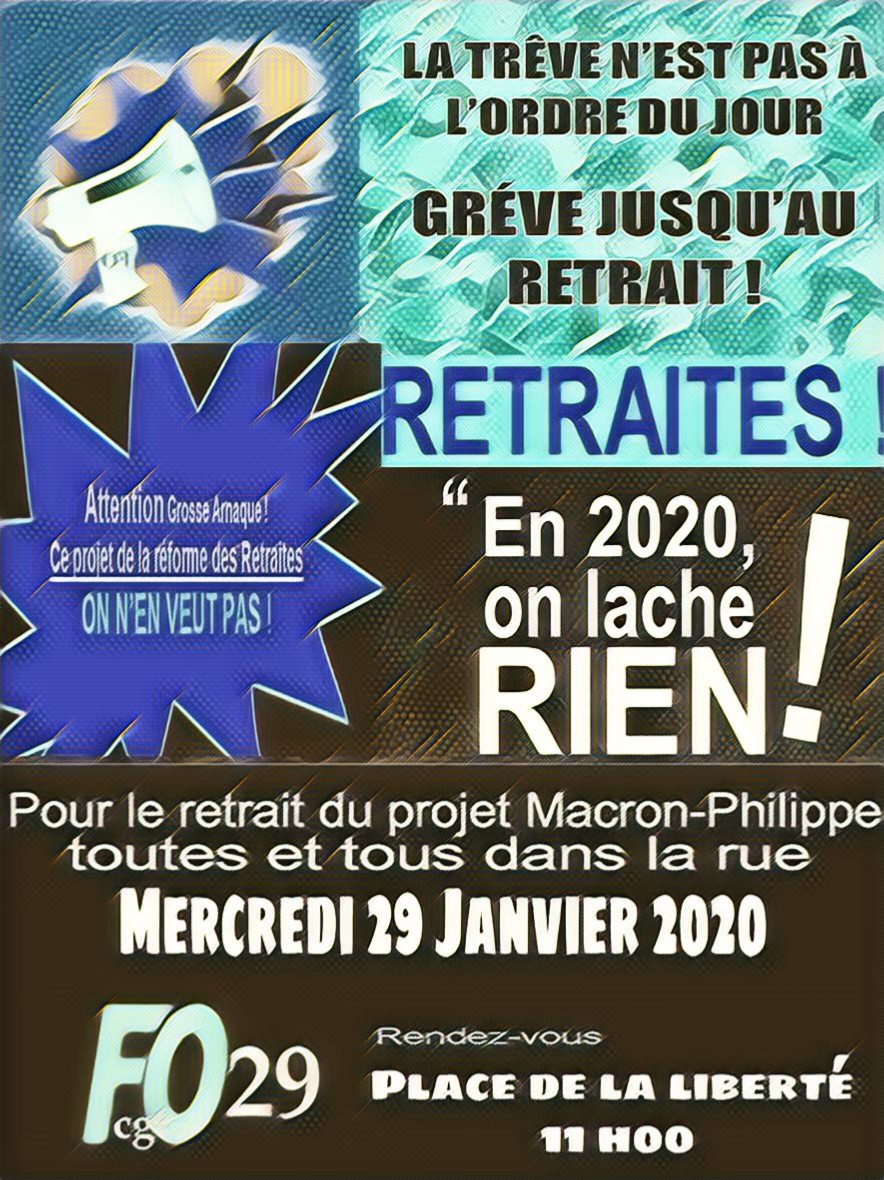 FOHIACT's tweet photo. 🛑 🆘️ #Retraites ℹ #Communiqué #UDFO29 #Bretagne #Finistère #FORCEOUVRIÈRE
https://t.co/bafAAu5Wsx
#Manifestation #GRÈVE #ActionsSyndicales
#29Janvier2020🔴✊ https://t.co/Uj2tVYQStD