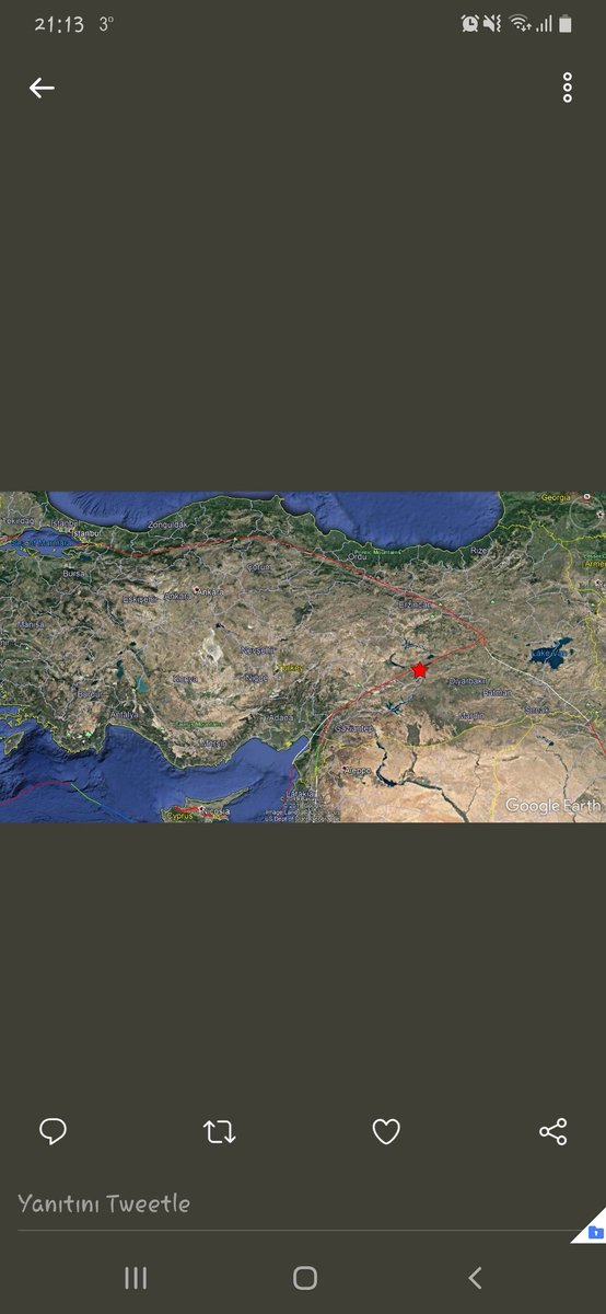 Bu fay hattindaki heryerde oldu #deprem