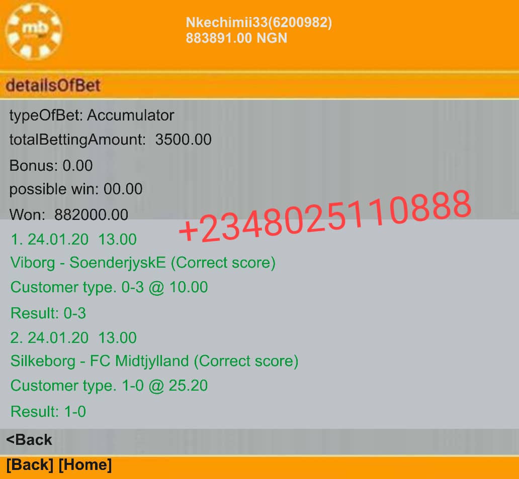 MRultimatefix1's tweet photo. GAME WON
IF YOU ARE INTERESTED IN OUR FIXED MATCH TODAY
CALL OR WHATSAPP +2348025110888
#BeAKing #GodInMyPlan #josephthemovie #bardarngr #ighalo #mtnYelloTop10 #NewPacksNaija #millman #federer #asuu #simi #gbegiri #bobrisky #roger #opera #inec #madeinlagos #hmos #BroCode https://t.co/g5cqSnCnPD