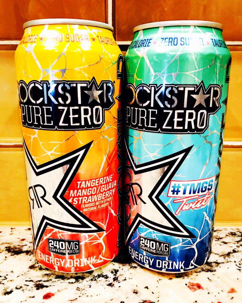 EnergyDrinkJosh's tweet photo. Both #RockstarEnergyDrink #PureZero #TMGS available in #Regular and #Twist. #RockstarPureZero #RockstarEnergyTMGS #RockstarEnergyTMGStwist #RockstarTMGS #RockstarTMGStwist #RockstarEnergy #TMGStwist #Rockstar #EnergyDrink #Energy #Drink https://t.co/qGSjIRGauo