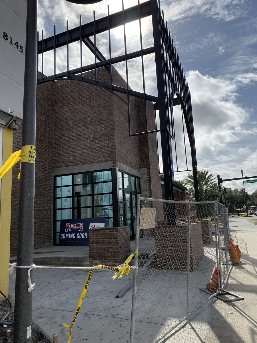 BLWalkOn's tweet photo. Great visit to our 1st @walk_ons in Orlando(I-Drive).  Construction is coming along well ... opening scheduled for mid March!  #Letsgeaux https://t.co/EBFRgrHkfQ