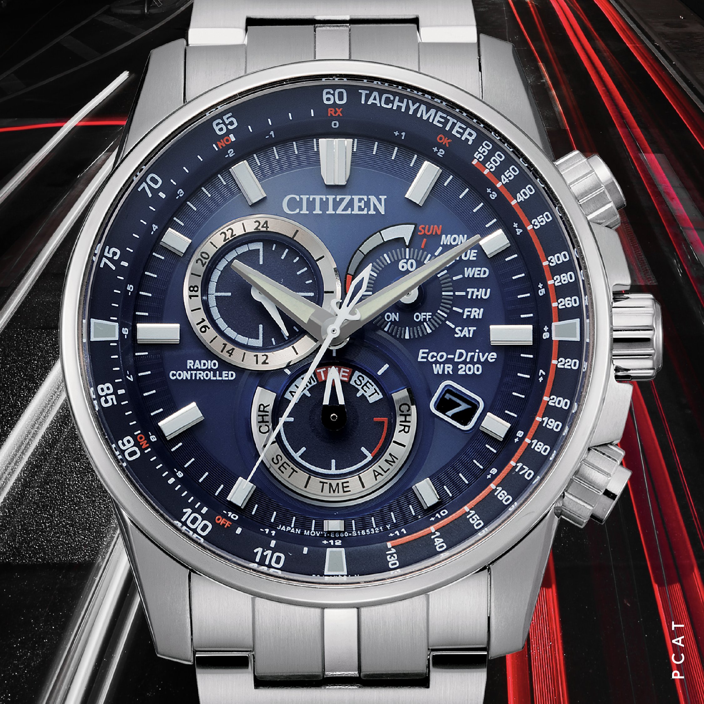 Citizen Watch US on X Tastemakers take note the Citizen PCAT has been freshly updated with a bold royal blue and orange accented face for the kind of style you can really set your