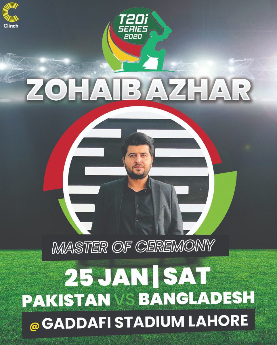 ZohaibAzharHost's tweet photo. What a win from our lions today!! 🇵🇰 Get ready for tomorrow Lahore 🎤 i will see you at Gaddafi Stadium!!

#zohaibazhar #host #gaddafistadium #PAKvBAN https://t.co/m6Bh4wzidA