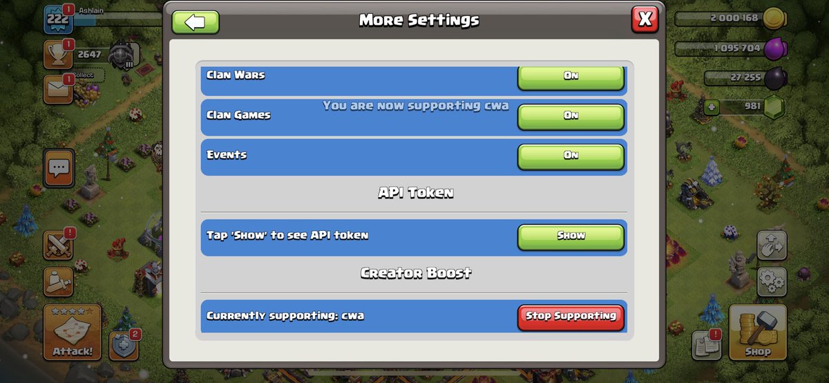 📣 $100 giveaway! 📣

💰2 x $50 winners💰 

🙏🏼 Brought to you by YOU using creator code “CWA” in Supercell games!

To enter:
✅ Follow
✅ Retweet 
✅ Be awesome 😎 

🤞🏽 Winners announced in 24 hours, winner’s choice of PayPal OR donation to Mobilize Australia in their name.
