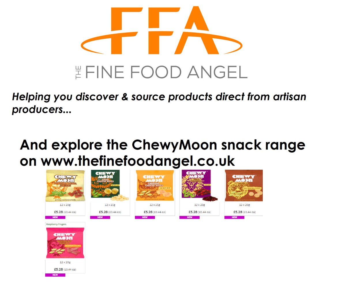 Our snack range is now available on <a href="/finefoodangel/">The Fine Food Angel</a>... surrounded by the great company of wonderful artisan producers.

Explore the glorious and unique world of The Fine Food Angel &amp; buy some of our snacks while you’re over there 😉
