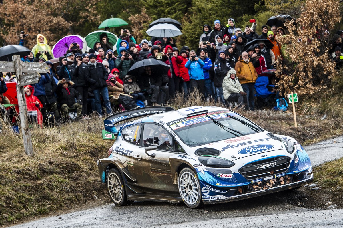 It was another tough day for the team at #RallyeMonteCarlo, but we know the potential is there and we'll keep pushing with two day of challenging stages left to contest 👊

➡️ Read more here: m-sport.co.uk/single-post/20…

#WRC #MSPORTERS #FordPerformance