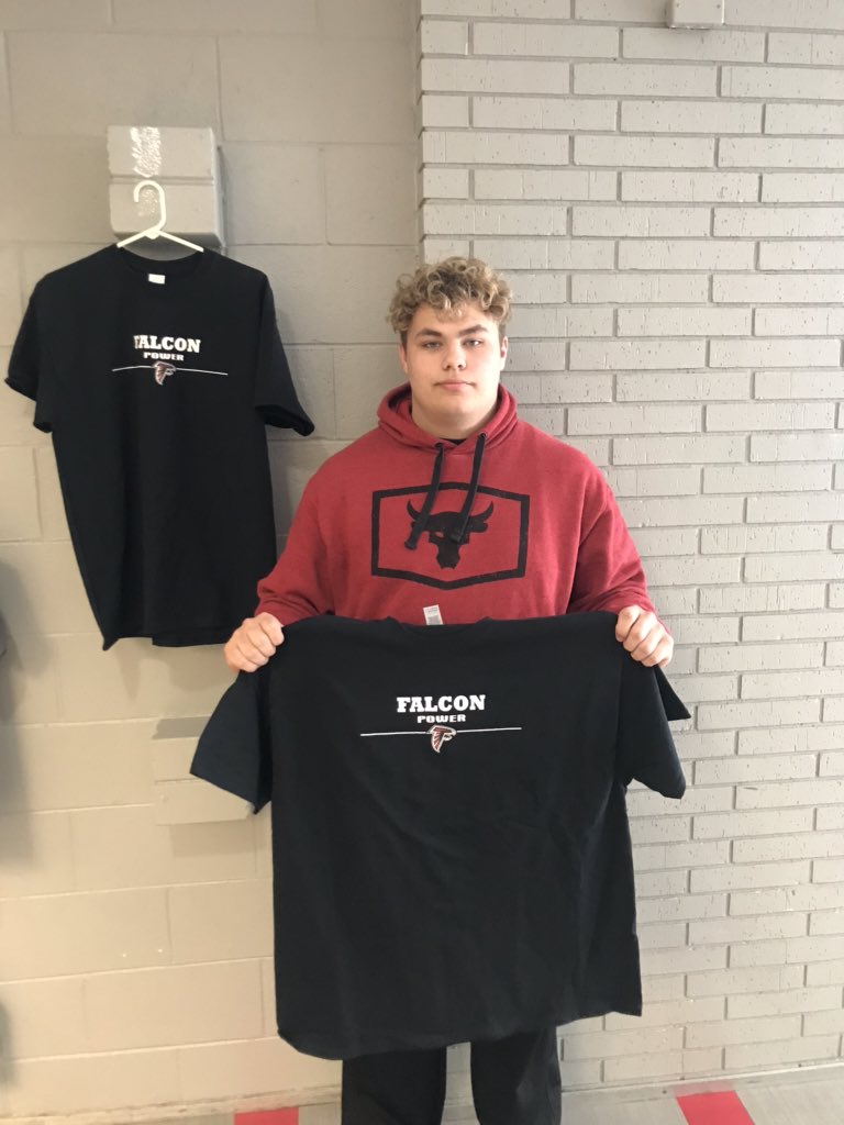 Congrats to our first black shirt winner in the Falcon Strength Club Neil Hartman!!!  Let’s go!!