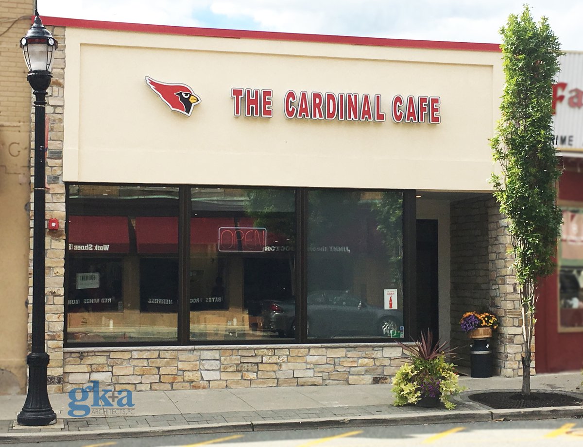 gkaarch's tweet photo. Tenant fit-out for the relocated Cardinal Café, a community staple in Pompton Lakes NJ; where there are no strangers, just friends they haven’t met! #caféfun #gkanda #gkandaArchitects #gka #Architects #gkaarchitects https://t.co/wZZhR1bedQ