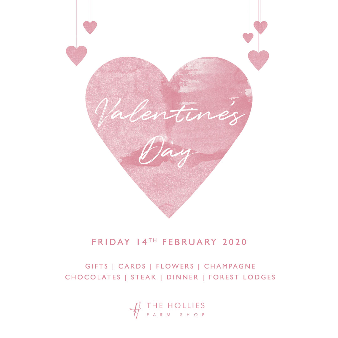 Valentine’s Day! Join us for dinner in our Restaurant @59TheHollies.

Or perhaps enjoy an indulgent escape with your loved one at our Boutique hotel @32byTheHollies or our Highland Hotel <a href="/Muckrachlodge/">Muckrach Country House</a>.

We will have lots of lovely gifts, cards &amp; flowers available very soon!